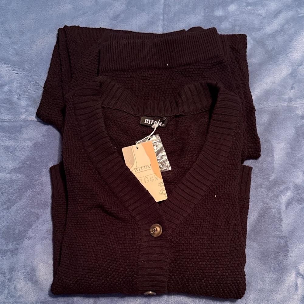 Woman’s Black Sweater set